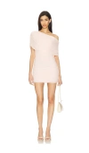 Lovers & Friends Bella Mini Dress In Nude Pink