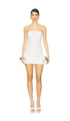 Lovers & Friends Berner Mini Dress In 白色亮片