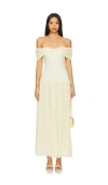 Lovers & Friends Blake Maxi Dress In Lemon