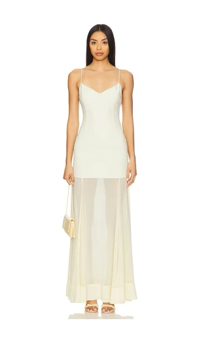 Lovers & Friends Caden Maxi Dress In Lemon