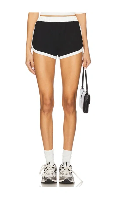 Lovers & Friends Calam Short In Black And White