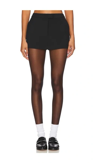 Lovers & Friends Callie Micro Skort In 黑色