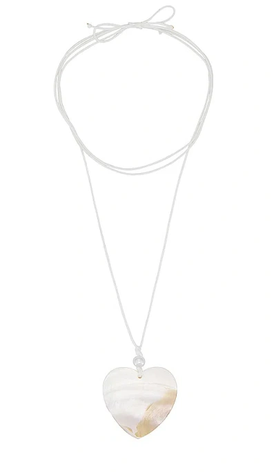 Lovers & Friends Cara Necklace In 白色