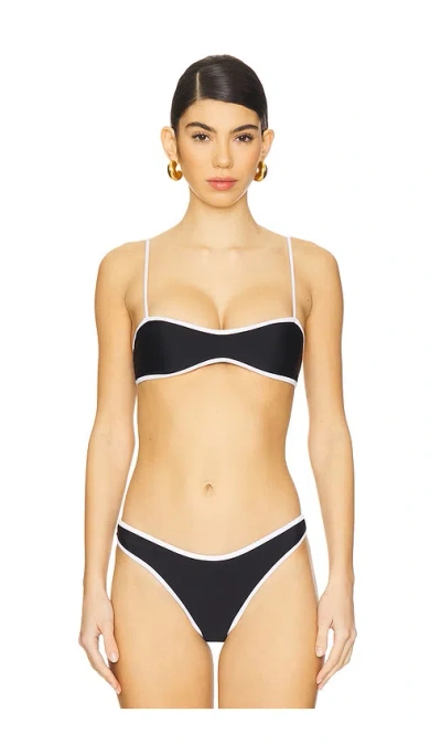 Lovers & Friends Carmy Top In Black & White