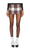 Lovers & Friends Cher Mini Skort In Red,grey