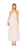 Lovers & Friends Christine Maxi Dress In Blush