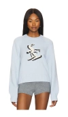 Lovers & Friends Cillian Ski Sweater In Baby Blue