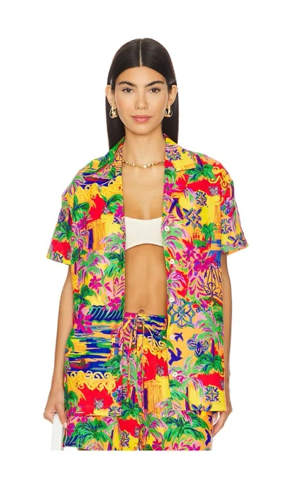 Lovers & Friends Colleen Top In Red Multi