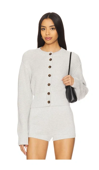 Lovers & Friends Darina Cardigan In 淡灰色