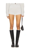 Lovers & Friends Darina Knit Shorts In 淡灰色