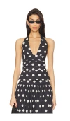 Lovers & Friends Deven Top In Black Polka Dot