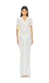 Lovers & Friends Dolcezza Maxi Dress In 草绿色条纹