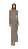 Lovers & Friends Elma Maxi Dress In Moss Green