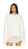 Lovers & Friends Everlee Sweater In 象牙白