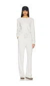 Lovers & Friends Faye Jumpsuit In 麻灰色
