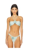 Lovers & Friends Feel Good Top In Soft Aqua
