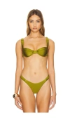 Lovers & Friends Find Me Top In Olive Green