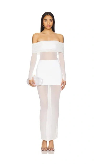 Lovers & Friends Fio Maxi Dress In 白色