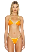 Lovers & Friends Good Intentions Top In Orange & Neon Yellow