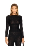 Lovers & Friends X Emma Rose Gwen Lace Top In 블랙