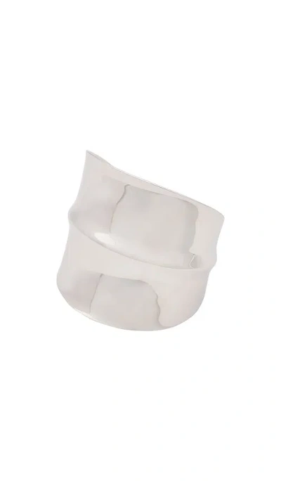 Lovers & Friends Gwyn Cuff In Metallic Silver