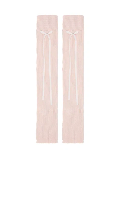 Lovers & Friends Hailey Leg Warmers In 淡粉色