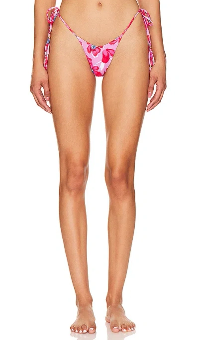 Lovers & Friends Horizon Bottom In Pink Vivid Floral