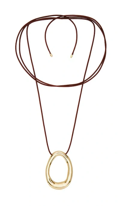 Lovers & Friends Hudson Necklace In Brown
