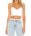 Lovers & Friends Ida Twist Front Top In White