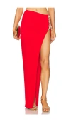 Lovers & Friends Isolde Maxi Skirt In Red