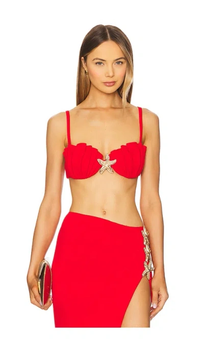 Lovers & Friends Isolde Top In Red