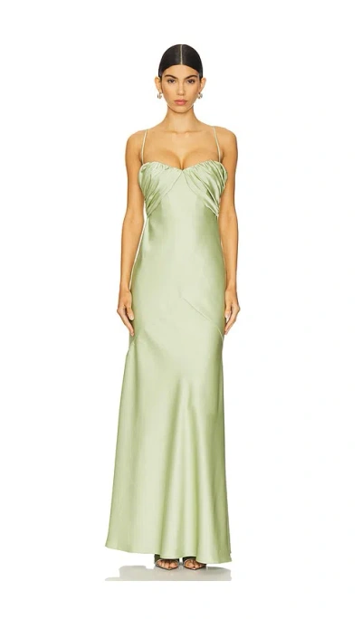 Lovers & Friends Janae Gown In Sage
