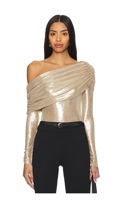 Lovers & Friends Jazz Top In Gold