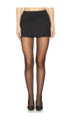 Lovers & Friends Jean Mini Skirt In Black