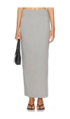 Lovers & Friends Jones Maxi Skirt In Gray