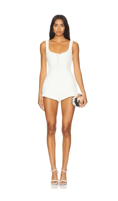 Lovers & Friends Josephine Romper In 白色