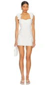 Lovers & Friends Julia Mini Dress In 白色