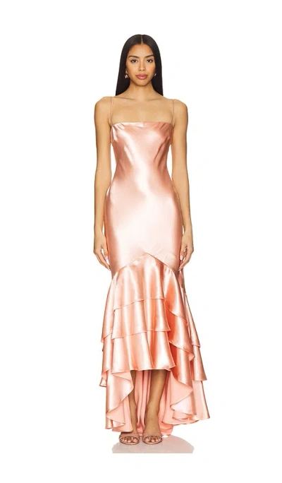 Lovers & Friends Julie Gown In 浅粉色
