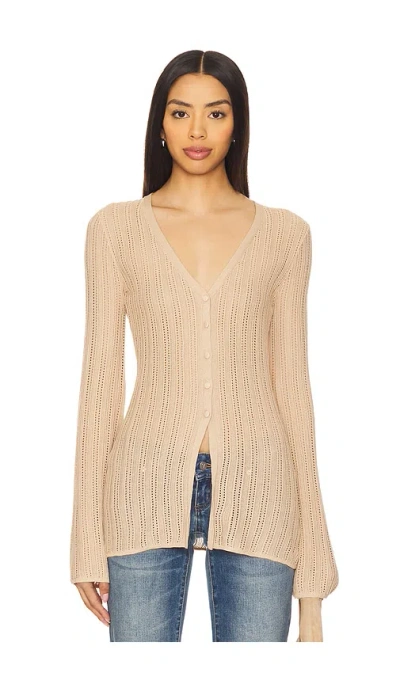 Lovers & Friends Julita Cardigan In 灰褐色