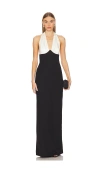 Shop Lovers & Friends Katie Gown In 블랙 & 아이보리