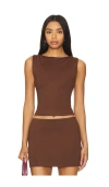 Lovers & Friends Lainey Top In 브라운