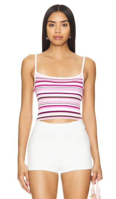 Lovers & Friends Laney Tank In 粉红底碎花