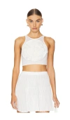 Lovers & Friends Lara Rosette Top In 白色