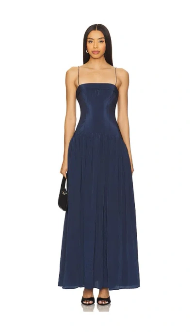 Lovers & Friends Laura Maxi Dress In Navy