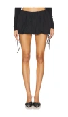 Lovers & Friends Letty Mini Skirt In Black