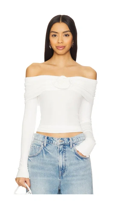 Lovers & Friends Liliane Top In White