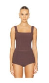 Lovers & Friends Limor Tank In Brown