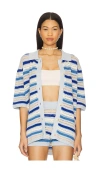 Lovers & Friends Lucia Cardigan In Blue