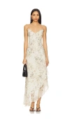 Lovers & Friends Maggie Gown In Leopard Multi