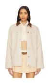 Lovers & Friends Mags Jacket In Taupe Brown